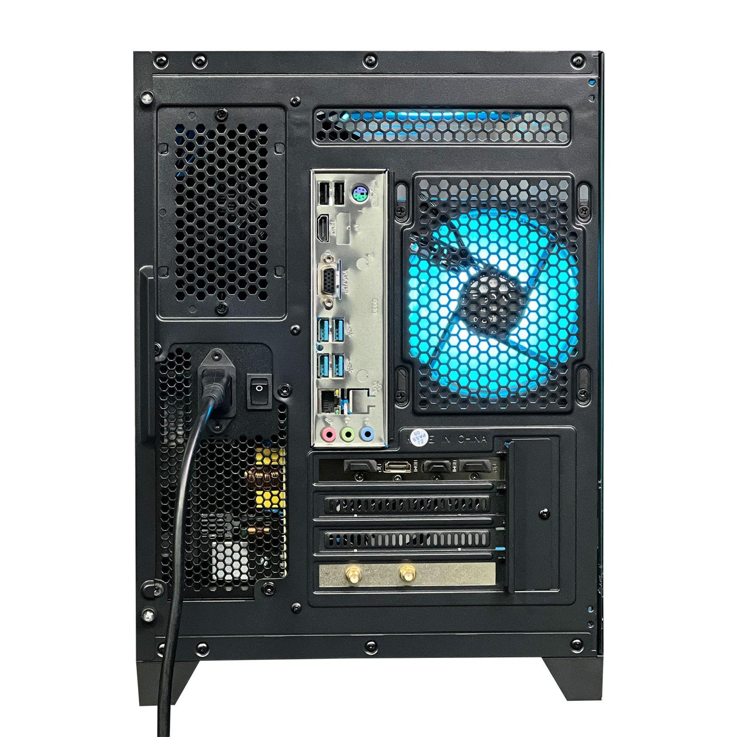 AOACE Gaming PC Desktop INTEL Core i5 14400F, NVIDIA RTX 4060 8G DLSS 3, 32GB DDR4 RAM 3200MHz,1TB NVMe PCIe4.0, Wi-Fi6E, Game Design Office console,Sea View Room