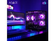 AOACE Gaming PC Desktop INTEL Core i5 14400F, NVIDIA RTX 5060 8G DLSS 4, 32GB DDR4 RAM 3200MHz,1TB NVMe PCIe4.0, Wi-Fi6E, Game Design Office console,Sea View Room