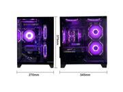 AOACE Gaming PC Desktop INTEL Core i5 14400F, NVIDIA RTX 5060 8G DLSS 4, 32GB DDR4 RAM 3200MHz,1TB NVMe PCIe4.0, Wi-Fi6E, Game Design Office console,Sea View Room